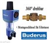 Buderus(Honeywell)Wasserfilter Rückspülfilter Druckminderer1"